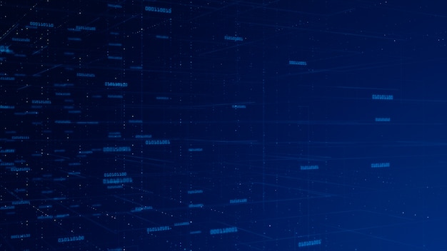 Abstrakt baggrund med digitalt netværksdata og kommunikationsnetværkskoncept.