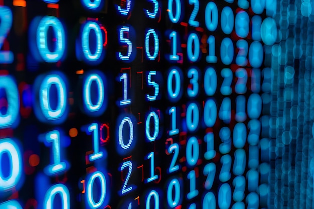 Abstrakt digital data baggrund Kan bruges i beskrivelsen af netværksevner teknologisk