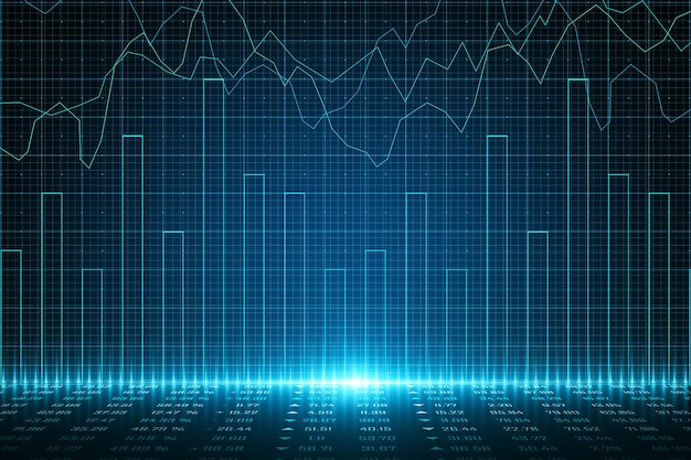 Abstrakt Forex-diagram baggrund
