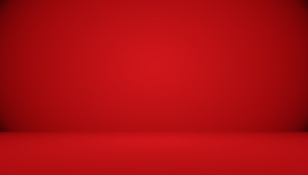 Abstrakt Rød baggrund Jule Valentines layout design, studie, rum, web skabelon, virksomhedsrapport med glat cirkelgradientfarve.
