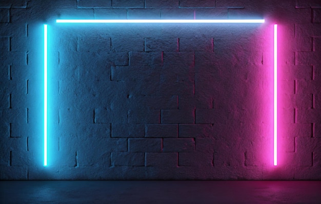 Abstrakt UV-komposition med ultraviolett ljus