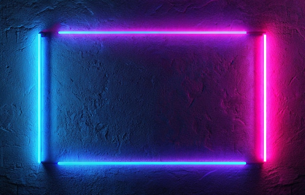 Abstrakt UV-komposition med ultraviolett ljus
