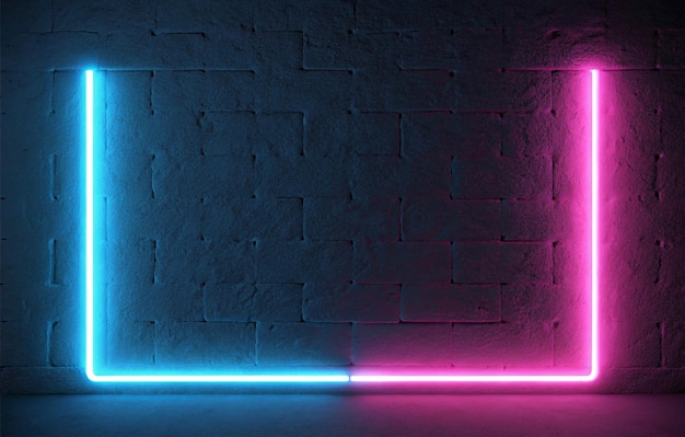 Abstrakt UV-komposition med ultraviolett ljus
