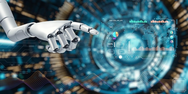 Advanced Robot System Assisting in Data Analysis and Visualization