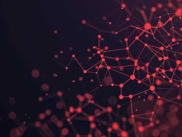 AI algorithm neural networks and data processing elements Conceptual image on AI development
