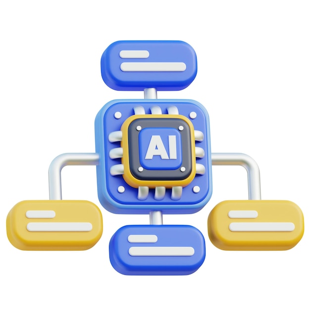 AI Artificial Intelligence Algorithm 3D Design