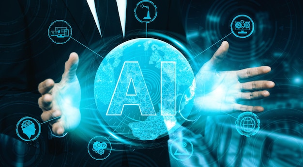 ai learning and artificial intelligence concept uds