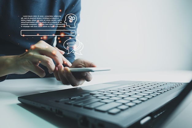 AI technology Artificial Intelligence Chatbot Chat and talk with AI