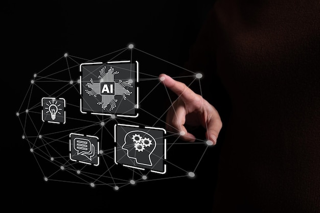 AI technology Artificial Intelligence Chatbot Chat and talk with AI