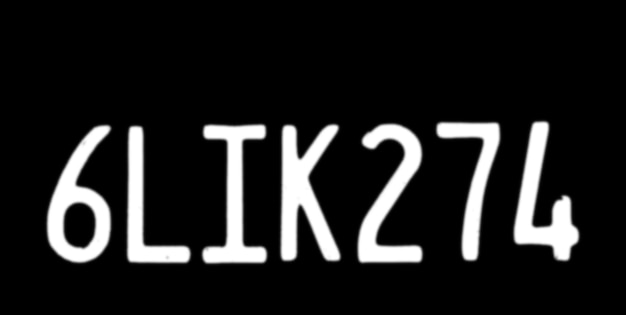 Alphanumeric Code 6LIK274