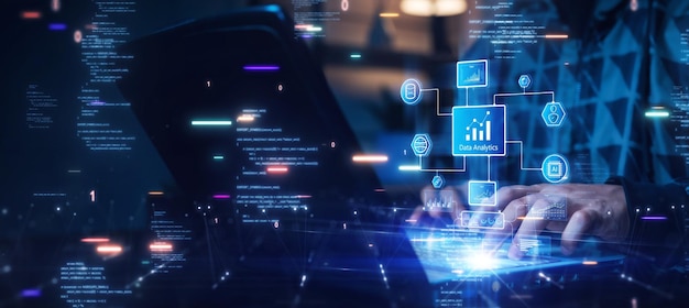Analysts use computers analyze statistical data improve targeted digital online marketing strategies