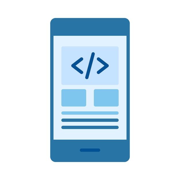 App Development Flat Illustration