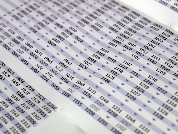 Arrivals and departures timetable