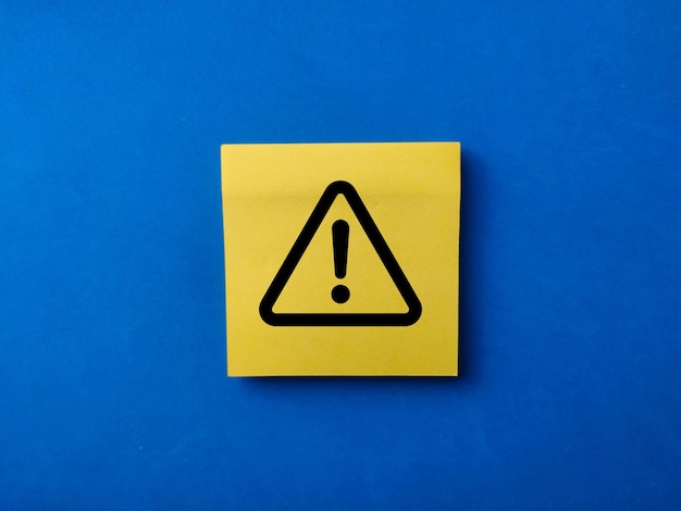 Attention signExclamation markwarning sign concept Exclamation mark or Warning sign