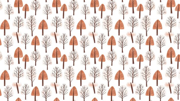 Autumn Tree Pattern