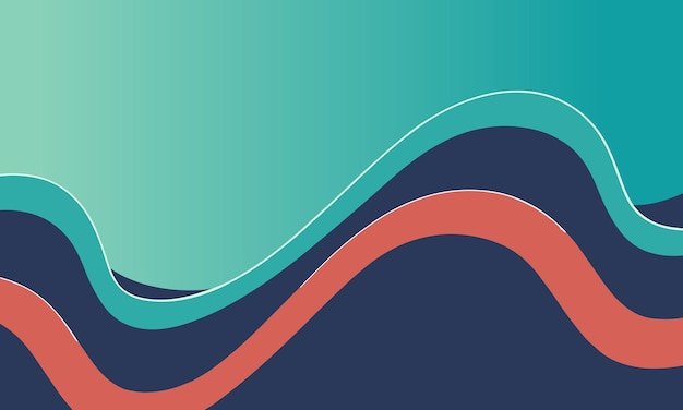 background design with wavy objects ocean theme