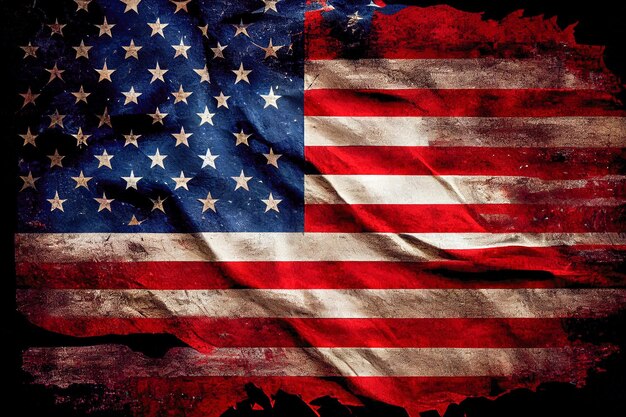 Background in the style of the American flag Generative AI Generative AI