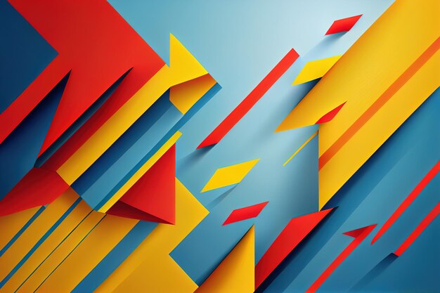 Background of multicolored lines colored abstract paper lines website background Generative AI