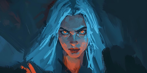 background picture with the image of a witch magical rituals of fantasy magic