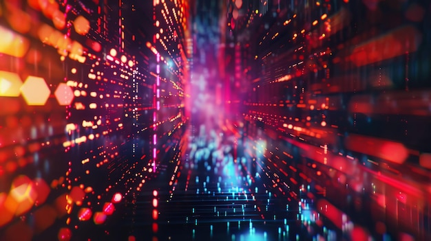 background texture with a pixelated effect resembling a digital glitch
