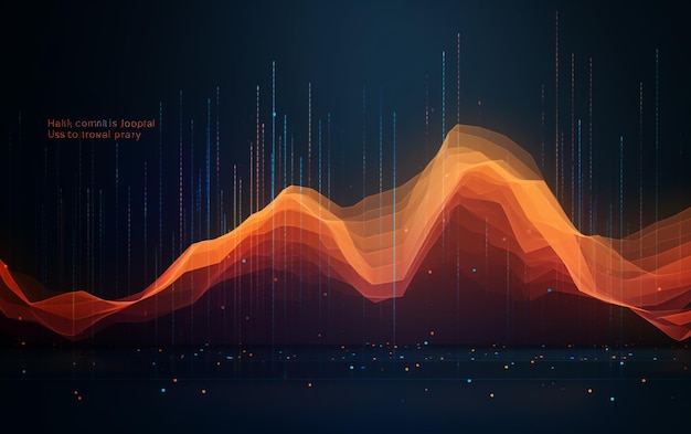 Baggrundskoncept med abstrakt datadesign