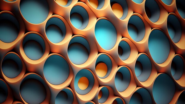 Beautiful colorful Abstract 3d rendering Background Design