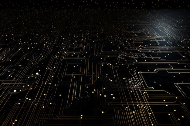 Binary code and circuitry pattern