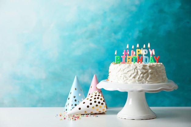 Birthday cake candle