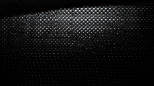 Black carbon fiber texture background Futuristic material design