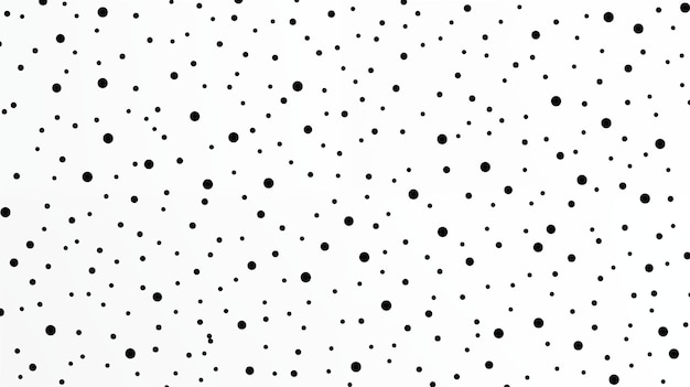 Black Dots Circles Balls on White Background Abstract Image Texture Pattern Wallpaper Cover