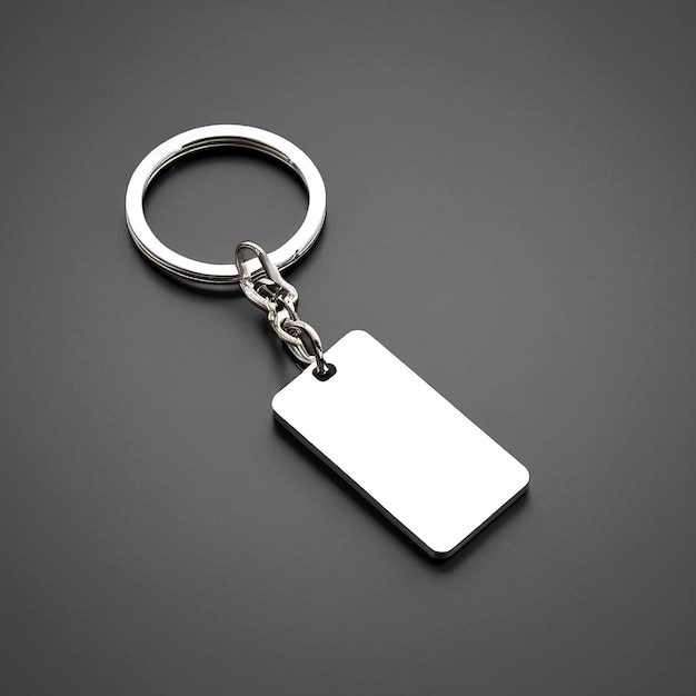 Blank Keychain For Mockup