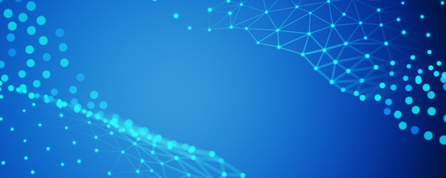 Blockchain technology Network structure background Artificial intelligence Machine learning Data background Big data Free space for your design 3D rendering