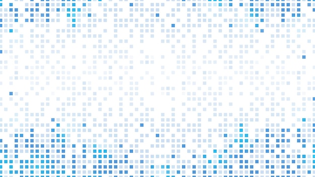 Blue abstract pixel rain png wallpaper