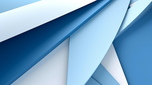 Blue and white background abstract minimalism simple Generative Ai