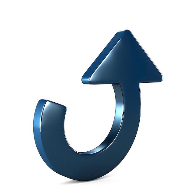 blue arrow pointing to the left with the word quot t quot on the bottom
