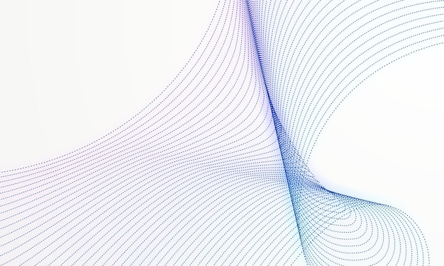 Blue line blend with modern light background