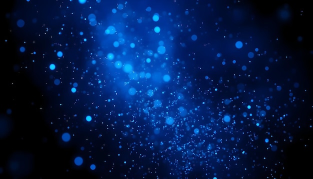 Blue Sparkles Background