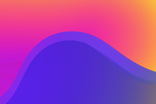 Bølgeformet gradient abstrakt baggrund