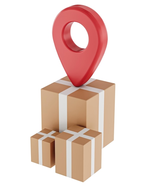 Boxs with Map Pins HQ cardboard boxes gift boxes with Map Ping Images