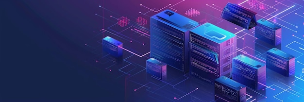 Bred banner som presenterar konceptet med personlig datainformation och filbibliotekshantering.
