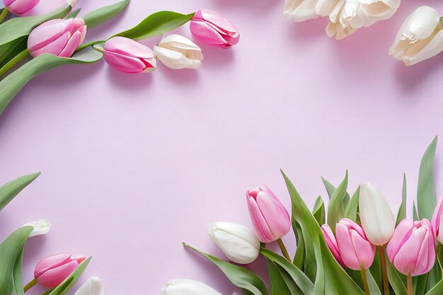 Bright pink tulips bouquet for wedding or birthday decoration