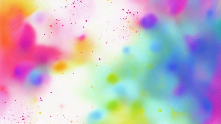 Bild bright rainbow colors watercolor abstract background