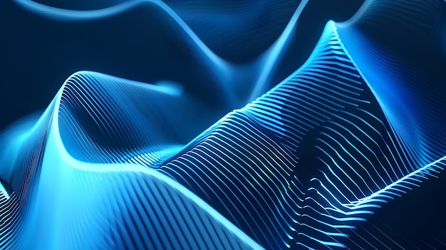 Captivating Fluid Curves and Elegant Gradients in a Futuristic Digital Artwork