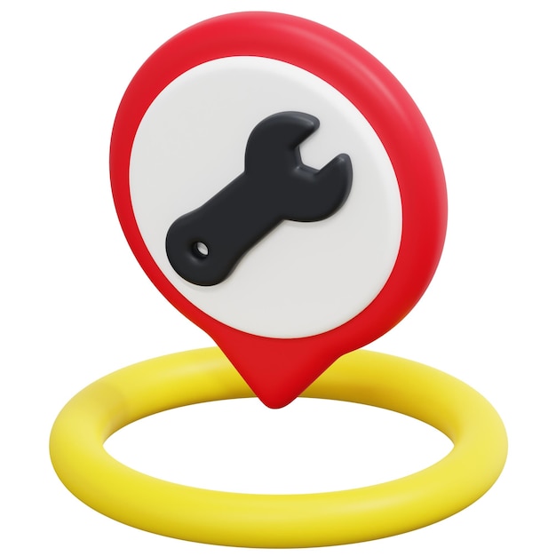 car 3d render icon illustration