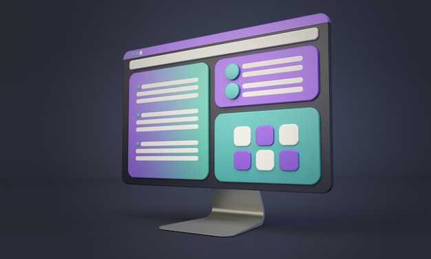 Cartoon computer interface