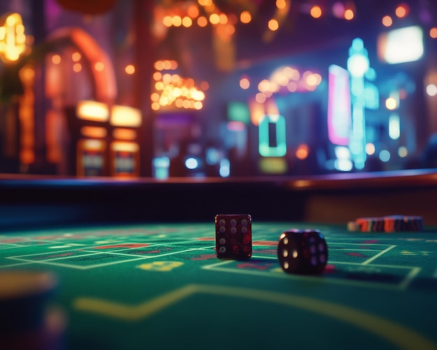 Casinochips tæt på