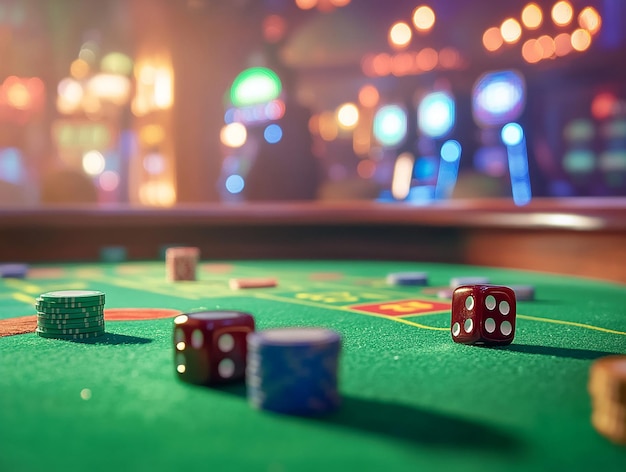 Casinochips tæt på