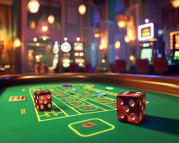 Casinochips tæt på