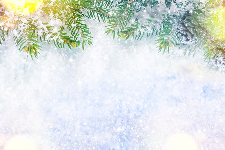 Bild christmas and new year holidays background, winter season. christmas greeting card