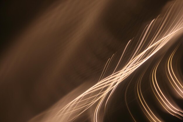 Close-up of light trails